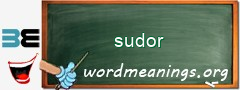 WordMeaning blackboard for sudor